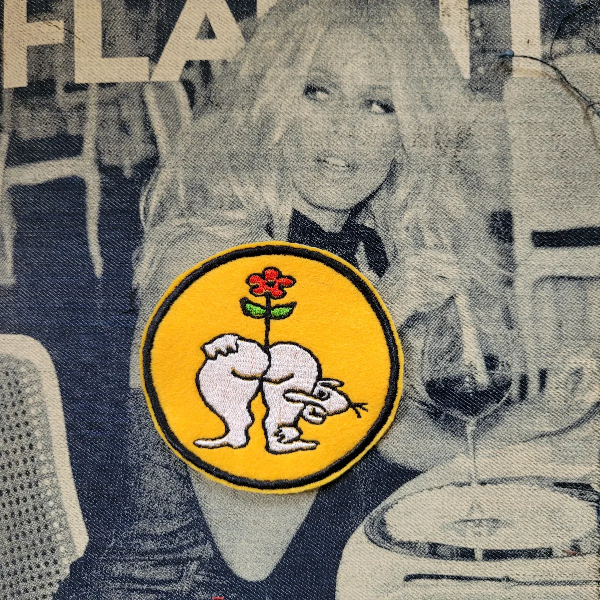 Patch Brodé "Flower Power"