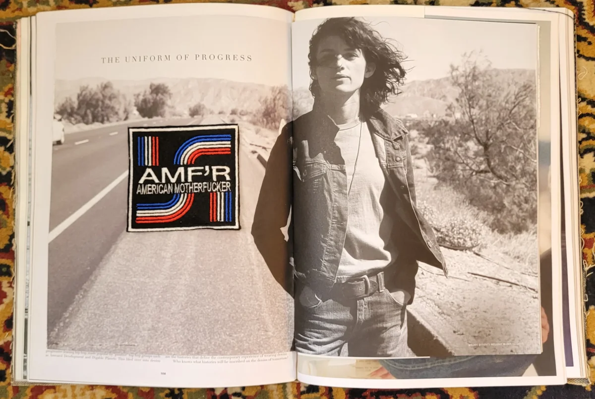 Patch Brodé "AMF'R" version noire (AMERICAN MOTHERFUCKER) – Image 6