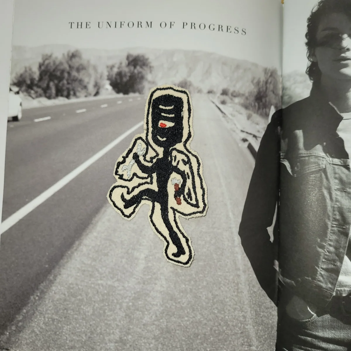 Patch Brodé "Piston worke"r EN VIEUX TISSU COTON – Image 6