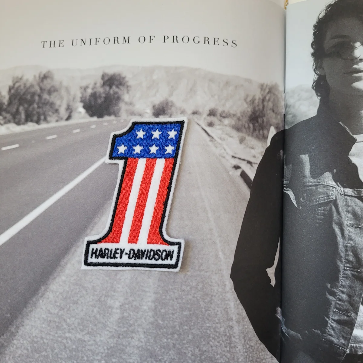 Patch Brodé "Number One Harley" – Image 4