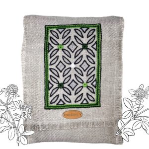 Sac bandoulière brodé pour téléphone