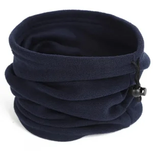 Snood en polaire bonnet 2 en 1