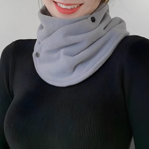 Snood polaire avec boutons