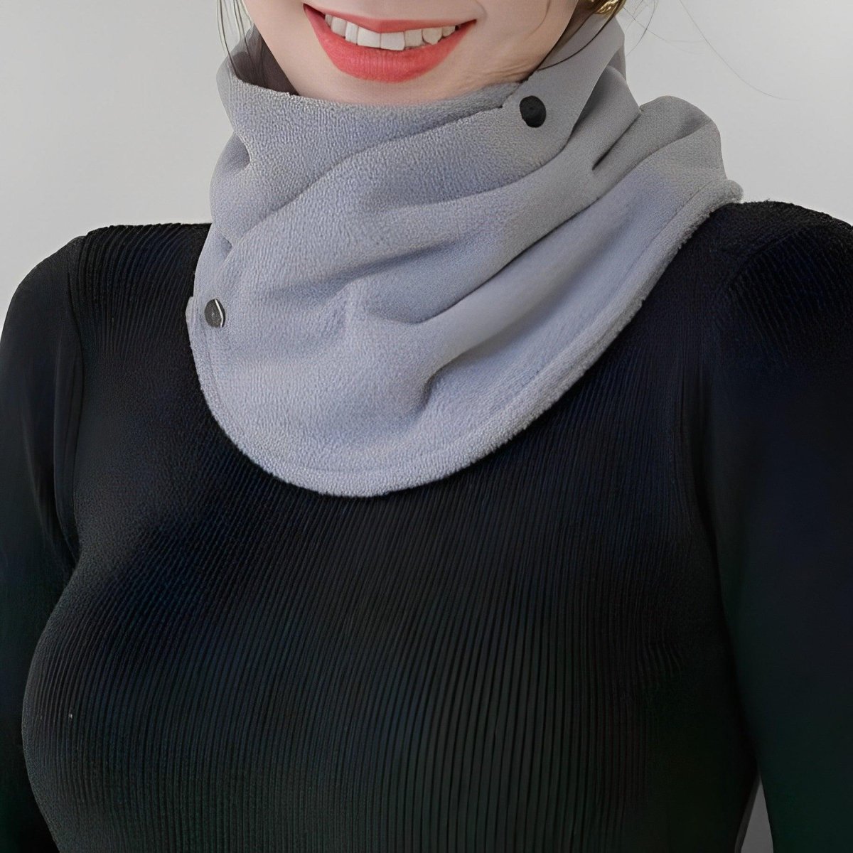 Snood polaire avec boutons – Image 2