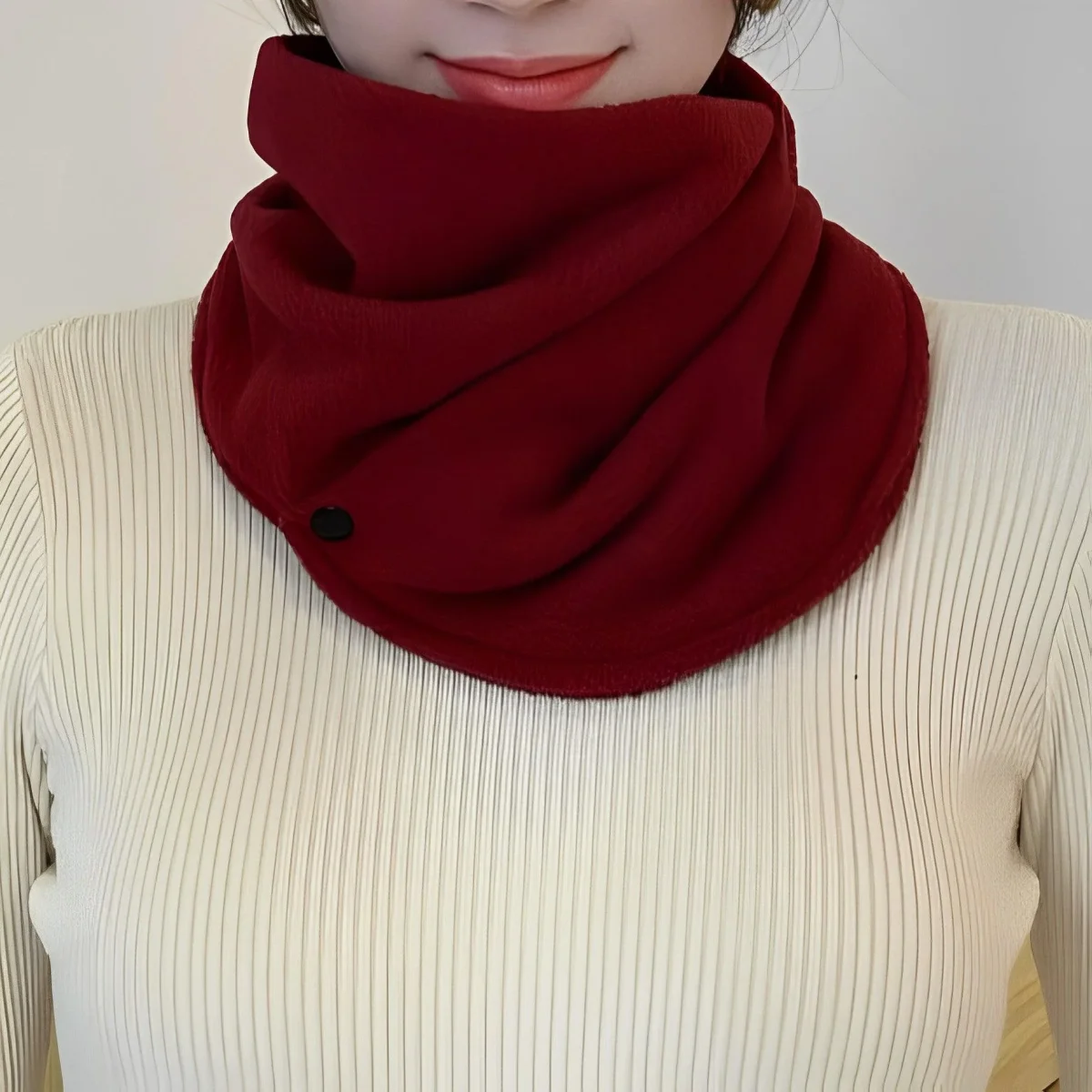 Snood polaire avec boutons – Image 5