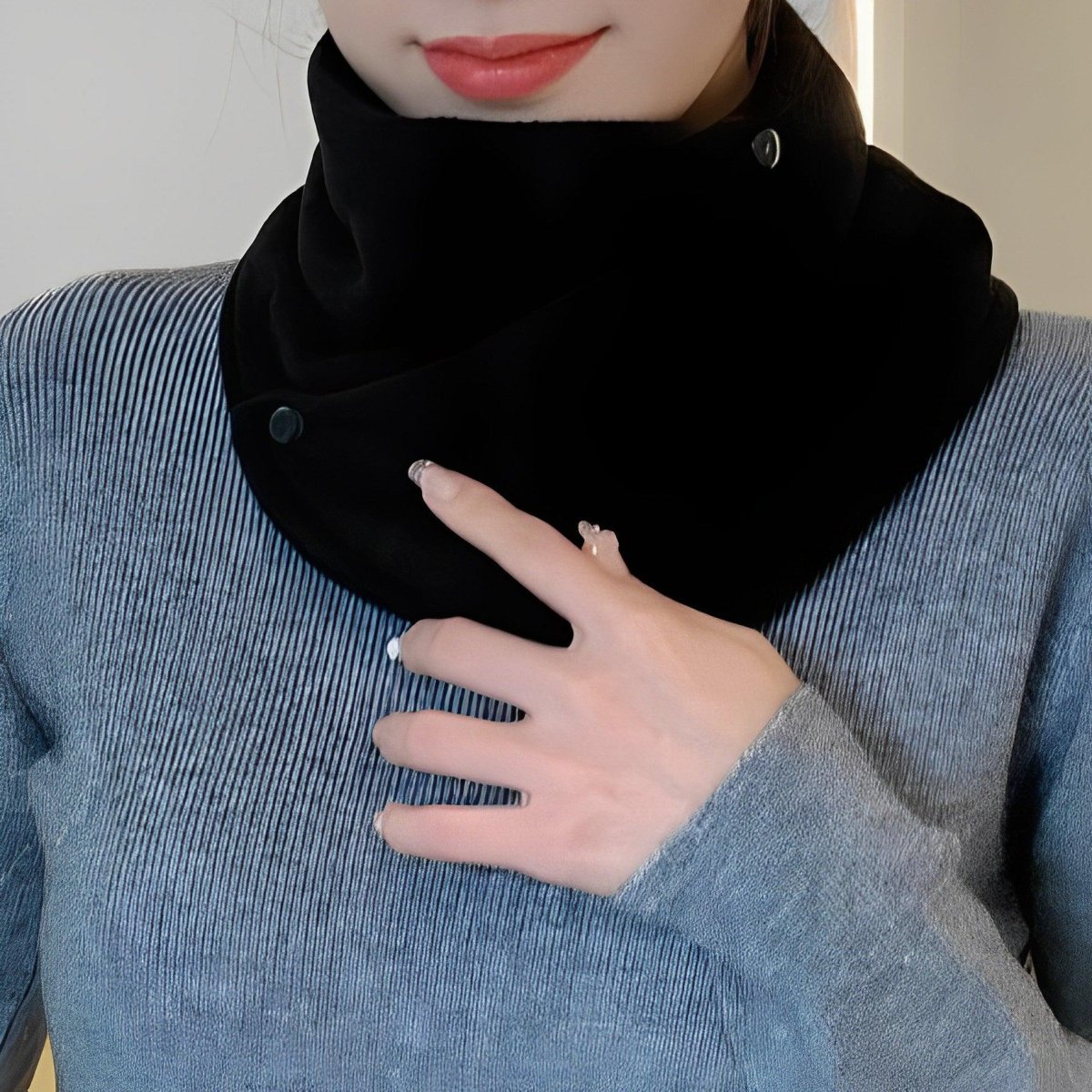 Snood polaire avec boutons – Image 4