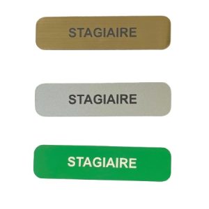 Badge stagiaire plastique