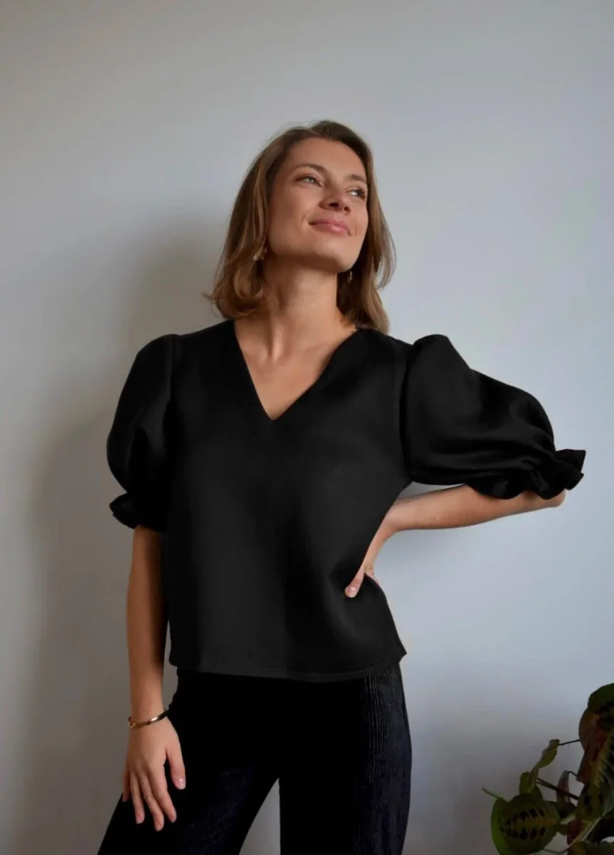 Top Sarah | 2 en 1 | Noir – Image 3