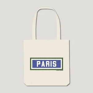TOTE BAG IMPRIMÉ - PARIS - ÉCRU