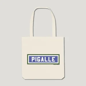 TOTE BAG IMPRIMÉ - PIGALLE - ÉCRU