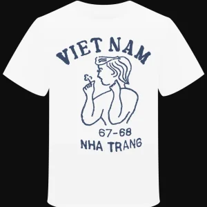 T-Shirt "1967 Vietnam" MILTARY WAR VINTAGE DESIGN