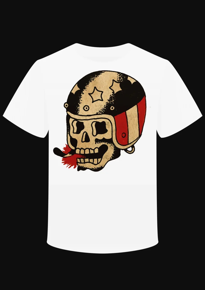 T-Shirt " Death helmet" Captain America – Image 2