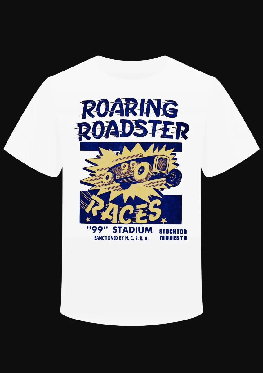 T-Shirt " Roaring roadster" RACE HOTROD – Image 2