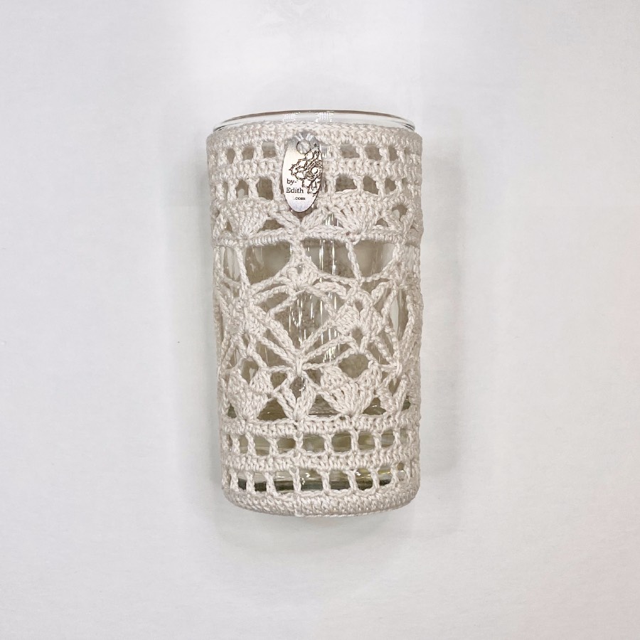 Petit vase à poser en dentelle au crochet – Image 5