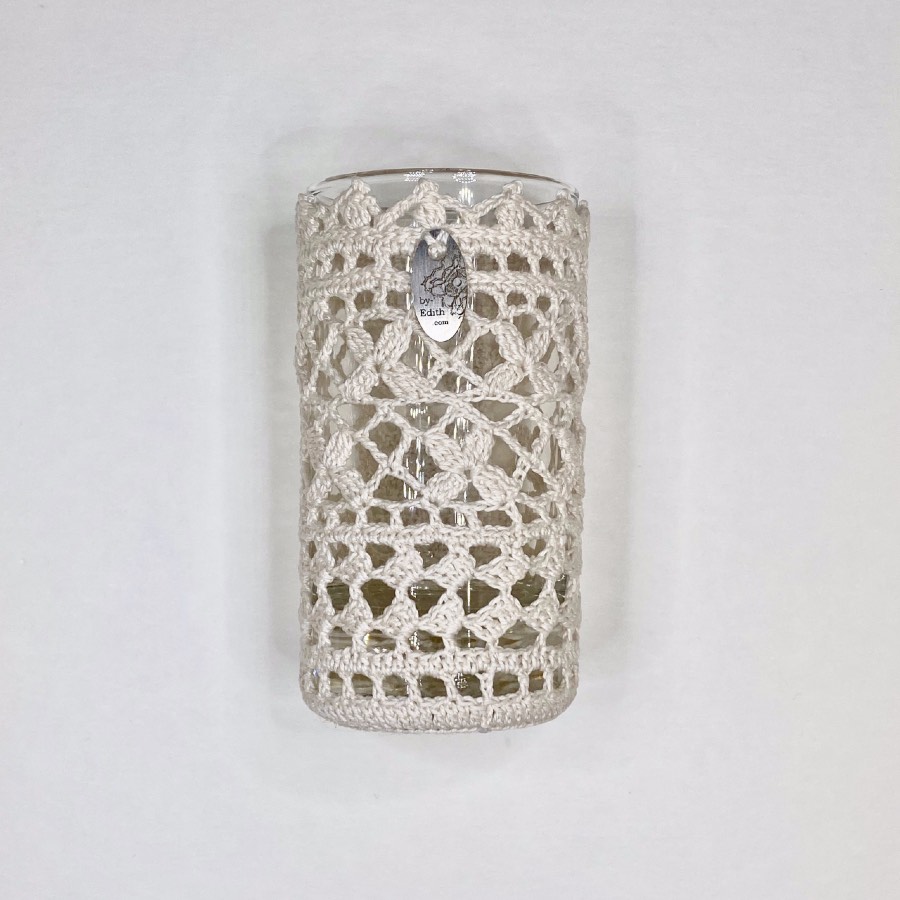 Petit vase à poser en dentelle au crochet – Image 4