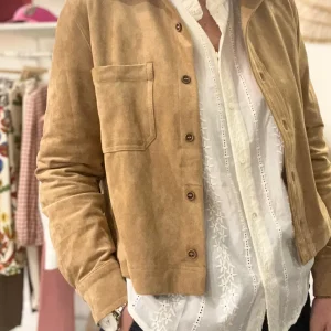 Dona - Veste droite camel
