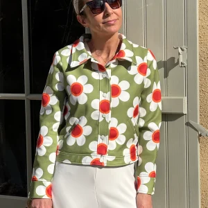 Veste verte SEVENTIES n°39 Hippocampe